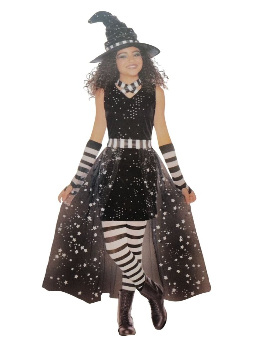 Celebrate Girls XL (14/16) Celestial Witch 3 Piece Halloween Costume